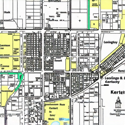 Lexington Kentucky Map for Local SEO Map of Lexington Kentucky highlighting landmarks and neighborhoods for SEO