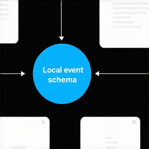 Schema Markup for Local SEO Diagram showing schema markup integration with Google My Business profiles