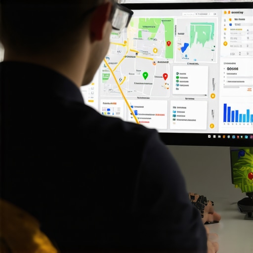 Digital marketer working with Kentucky local SEO tools and analytics