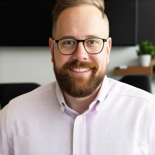 Optimizing GMB in Lexington Business owner updating Google My Business profile with photos in Lexington Kentucky