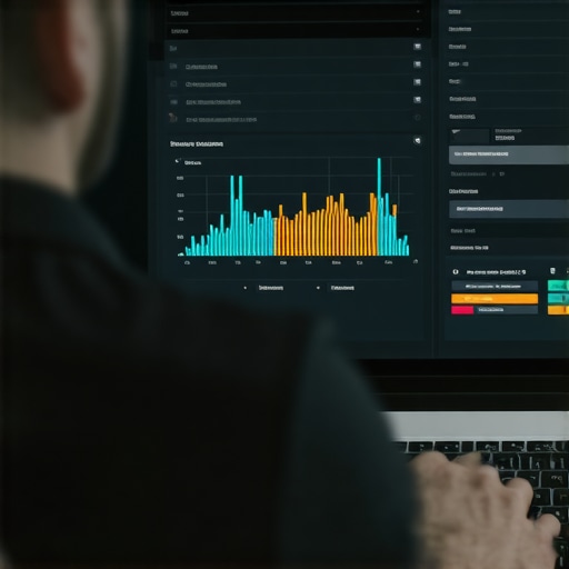 Analyzing Local SEO Data for Better Rankings Business owner reviewing local SEO analytics on a computer