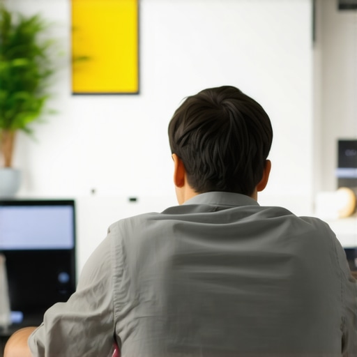 Optimizing Google My Business in Lexington Business owner working on Google My Business profile to improve Lexington local search visibility