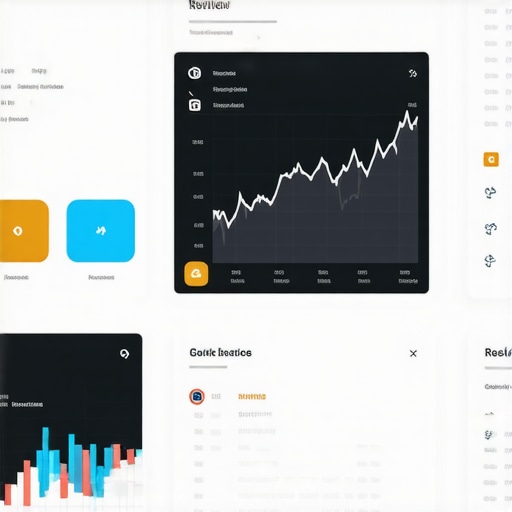 Digital dashboard with analytics showing rankings, reviews, and performance metrics for Lexington business