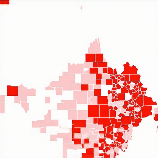 Kentucky map highlighting Lexington local SEO hotspots and search trends