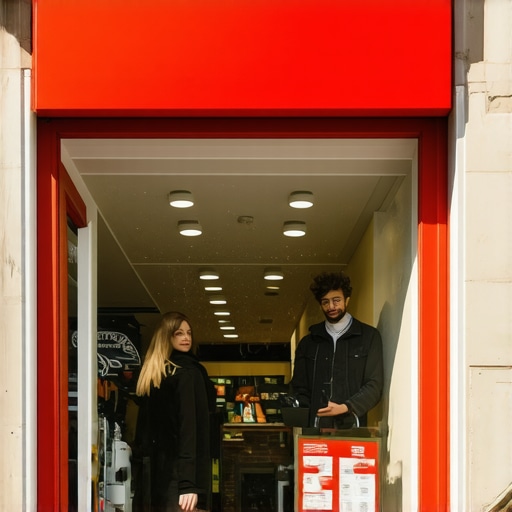 Vibrant Lexington storefront showcasing active local business