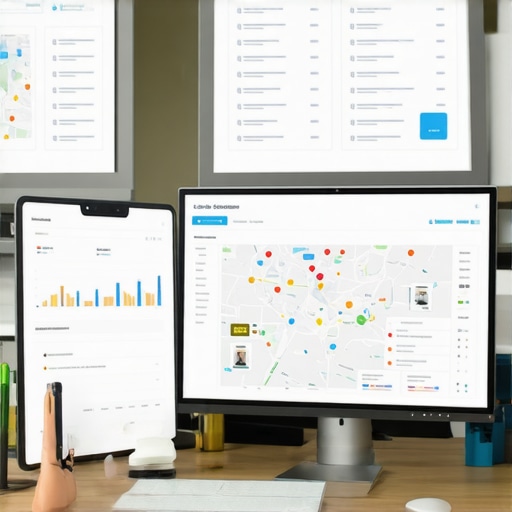 Close-up view of SEO and citation management tools displaying Lexington local search metrics.