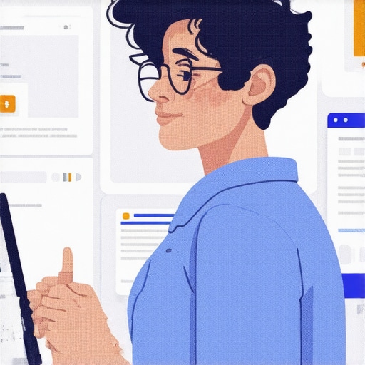 Business owner optimizing Google My Business profile for Lexington