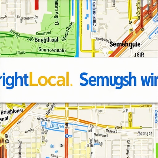 Screenshot of SEO tools interface with Lexington Kentucky map overlay.