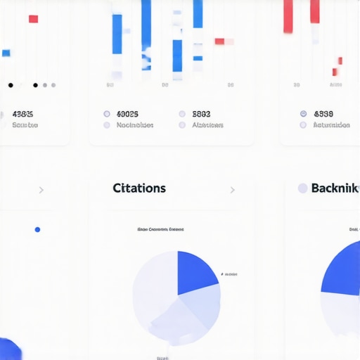 A computer screen displaying a comprehensive local SEO performance dashboard.